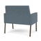 Lesro Mystic Lounge Reception Bariatric Chair, Bronze, RF Serene Upholstery ML1401 - alternate 3